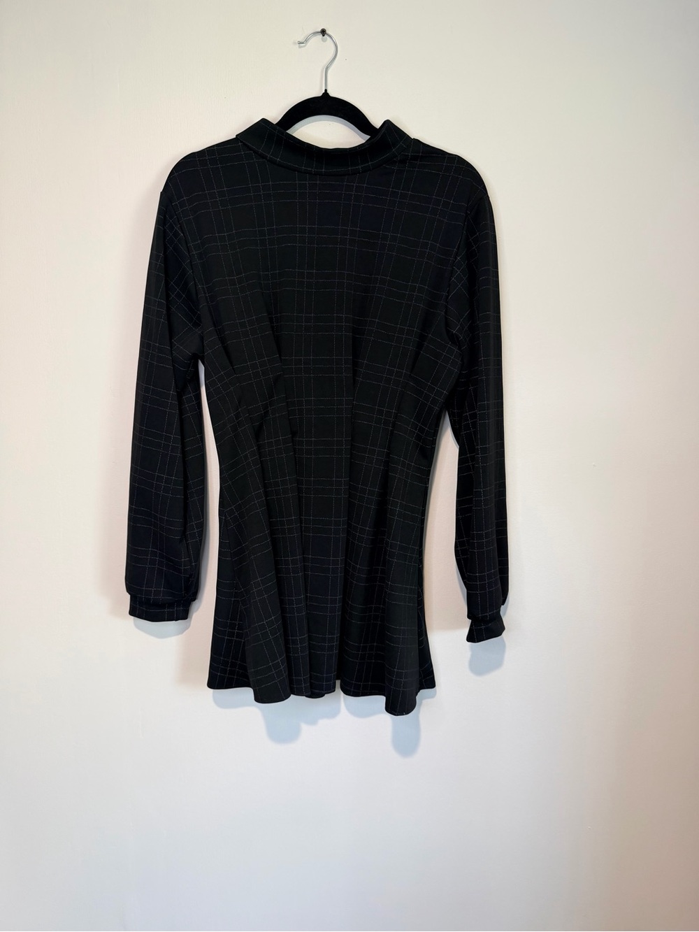 Abel Black Plaid Wednesday Addams Dress M | Dark Academia Gothic Halloween